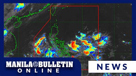 Scattered rains to persist in Palawan, eastern Mindanao due to 2 .